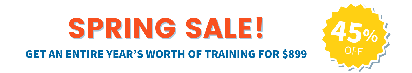 Training Pass Spring Sale