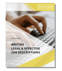 Writing Legal & Effective Job Descriptions