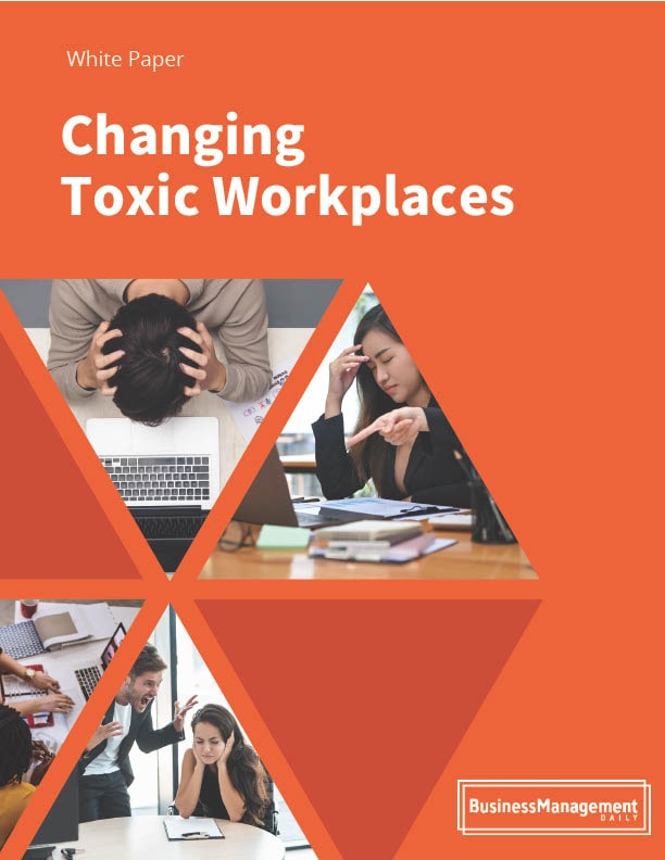 Changing Toxic Workplaces