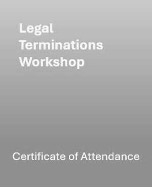 Certificate of Attendance